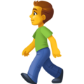 Man Walking Emoji Facebook
