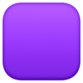 Large Purple Square Emoji Facebook