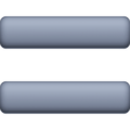 Heavy Equals Sign Emoji Facebook