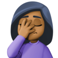 Woman Facepalming Emoji Facebook