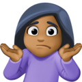 Woman Shrugging Emoji Facebook