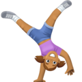 Woman Cartwheeling Emoji Facebook