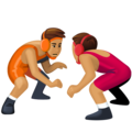 People Wrestling Emoji Facebook