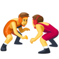 People Wrestling Emoji Facebook