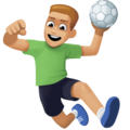 Man Playing Handball Emoji Facebook
