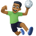 Man Playing Handball Emoji Facebook