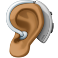 Ear With Hearing Aid Emoji Facebook