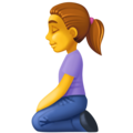 Woman Kneeling Emoji Facebook