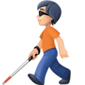 Person With White Cane Emoji Facebook