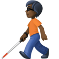 Person With White Cane Emoji Facebook
