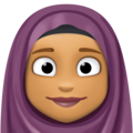 Person With Headscarf Emoji Facebook