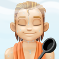 Person In Steamy Room Emoji Facebook