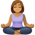 Woman In Lotus Position Emoji Facebook