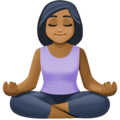 Woman In Lotus Position Emoji Facebook