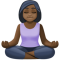 Woman In Lotus Position Emoji Facebook