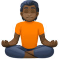 Person In Lotus Position Emoji Facebook