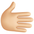 Rightwards Hand Emoji Facebook