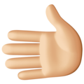 Leftwards Hand Emoji Facebook