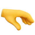 Palm Down Hand Emoji Facebook