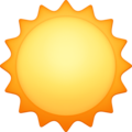 Sun Emoji Facebook