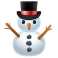 Snowman Without Snow Emoji Facebook