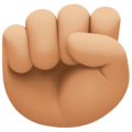 Raised Fist Emoji Facebook