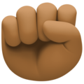 Raised Fist Emoji Facebook
