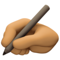 Writing Hand Emoji Facebook