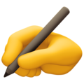 Writing Hand Emoji Facebook