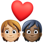 Couple With Heart Emoji Facebook