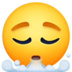 Face Exhaling Emoji Facebook