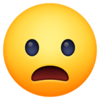 Frowning Face With Open Mouth Emoji Facebook