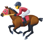 Horse Racing Emoji Facebook