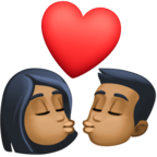 Kiss Woman Man Emoji Facebook