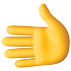 Leftwards Hand Emoji Facebook