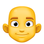 Man Bald Emoji Facebook