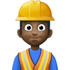 Man Construction Worker Emoji Facebook