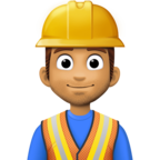 Man Construction Worker Emoji Facebook
