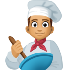 Man Cook Emoji Facebook