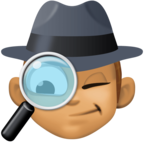 Man Detective Emoji Facebook