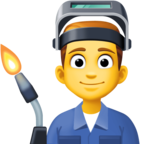 Man Factory Worker Emoji Facebook