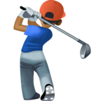 Man Golfing Emoji Facebook