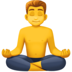 Man In Lotus Position Emoji Facebook