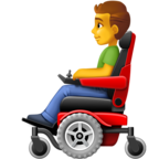 Man In Motorized Wheelchair Emoji Facebook