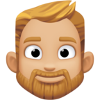 Man Beard Emoji Facebook