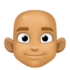 Man Bald Emoji Facebook