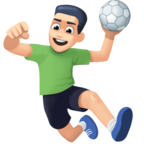 Man Playing Handball Emoji Facebook