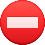 No Entry Emoji Facebook