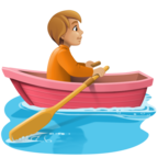 Person Rowing Boat Emoji Facebook