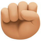 Raised Fist Emoji Facebook